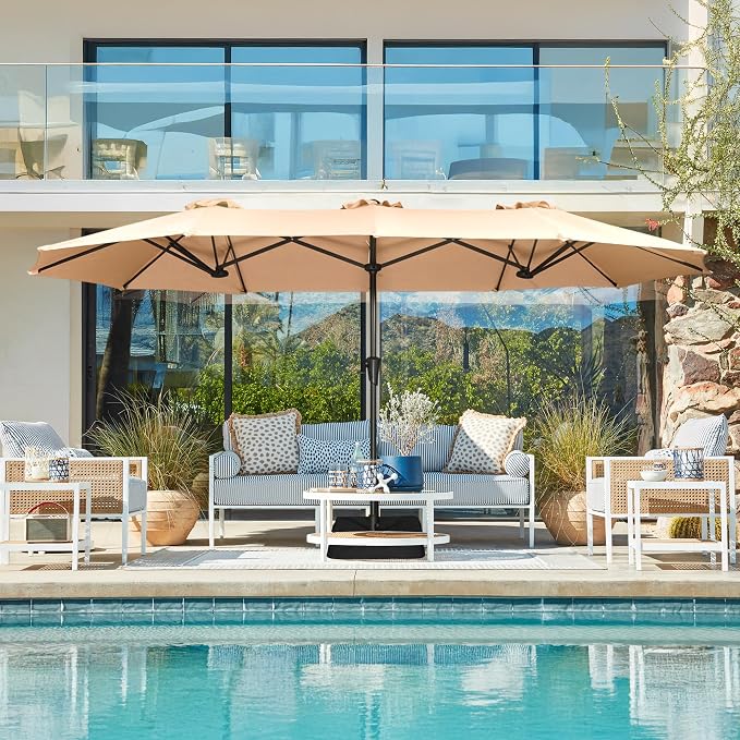 SUPERJARE 13FT Outdoor Patio Umbrella - Image 9