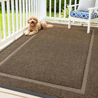 OLANLY Front Door Mat Outside 71x47, All-Season Heavy-Duty Rubber Doormat | by OLANLY