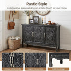 RoyalCraft Buffet Cabinet with Storage, Vintage Solid Wood Sideboard Table - Image 3