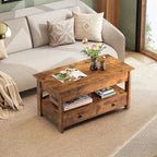 WLIVE Coffee Table, Lift Top Coffee Table - Image 8