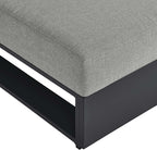 Modway Tahoe Aluminum Armless Patio Gray Modular Weather-Resistant - Image 7