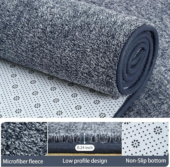 2x6 Runner Rug for Hallway, Long Runner Rugs Non Slip, Non Slip Backing Runners - Image 3