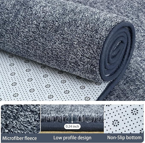 2x10 Runner Rug for Hallway, Long Runner Rugs Non Slip, Non Slip Backing - Image 2