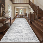 4x10 Runner Rug Non Slip, Washable Hallway Runner Rug, Nursery Room, Soft - Image 3