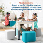 ECR4Kids SoftZone Toddler Modular Stool Seating Set, Classroom Furniture - Image 5