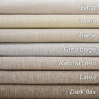 Topfinel Cream Linen Blackout Curtains 84 Inch Long - Image 8