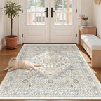 4x6 Area Rug for Entryway, Washable Kitchen Rug, Living Room, Dining Room - Image 4