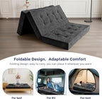 MAXYOYO 6" Folding Sofa Bed for Floor, Tufted Tri-Fold Floor Mattress - Image 9
