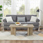 Roundhill Furniture Mchome 3-Piece Coffee Table Set, Coffee Table and Two End - Image 4