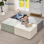 Hobestluk Rectangle Ottoman Memory Foam Footrest - Image 8