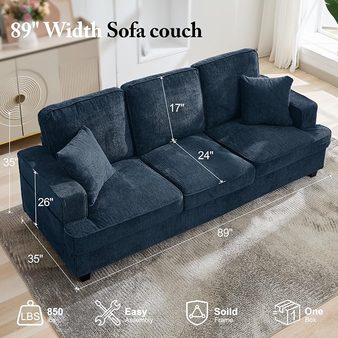 Korser 89" Couches for Living Room - Image 2