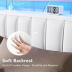 Furnulem White Full Size Bed Frame - Image 8