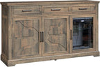 LUXOAK 60" Farmhouse Coffee Bar Cabinet - Image 9