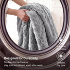Bedsure GentleSoft Silver Grey Throw Blanket - Image 6