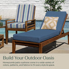 Honeycomb Outdoor Chaise Lounge Cushion - Image 4