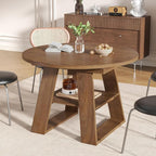 43.3in-59in Extendable Round Dining Table - Image 9