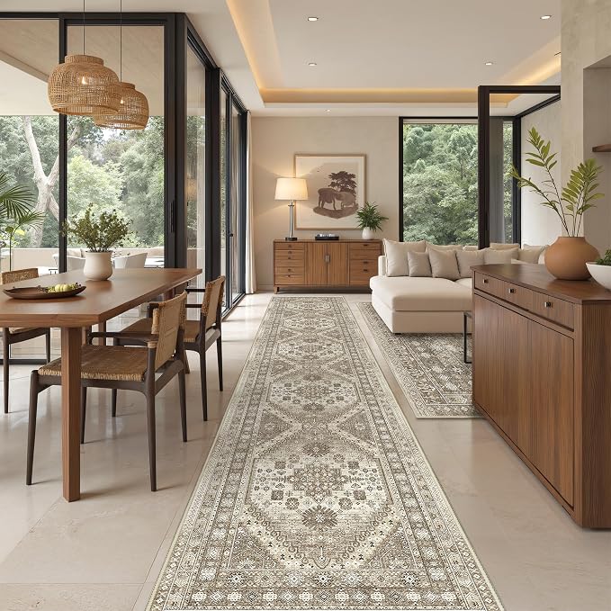 Washable Runner Rug 2.5x14, Long Kitchen Rugs Non-Slip, Soft Hallway Runner - Image 5