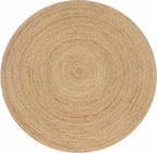 Hausattire Jute Braided Round Rug, 3 ft | 100% natural jute, hand woven - Image 3