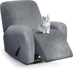 ANARACHON Leather Look Recliner Chair Covers, 4-Pieces Stretch Recliner Cover by ANARACHON