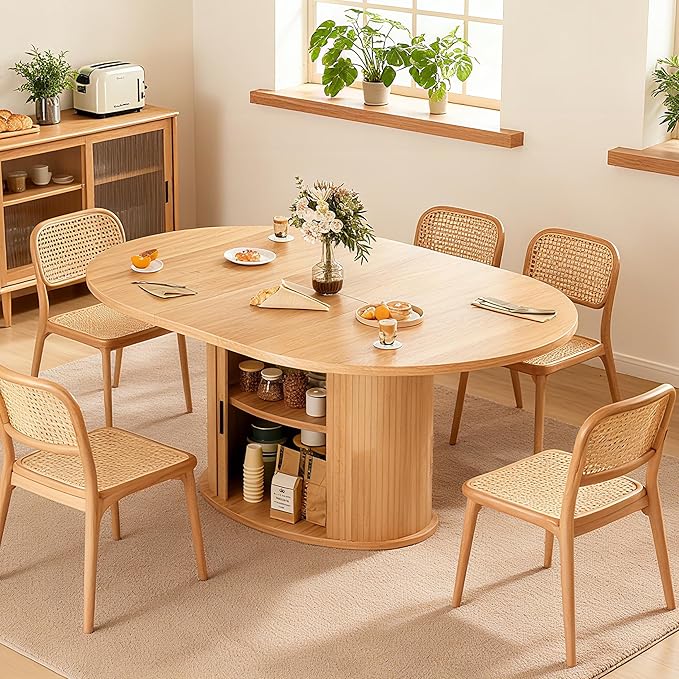 Wildhome Extendable Round Dining Table - Image 6