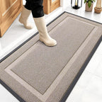 OLANLY Front Door Mat Outside 47x23, All-Season Heavy-Duty Rubber Doormat | by OLANLY