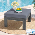SERWALL Outdoor Ottoman with Cushions by SERWALL