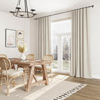 Extra Long 100% Blackout Linen Curtains - Image 8