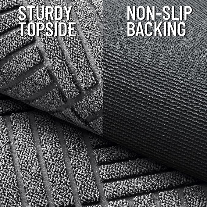 OLANLY Front Door Mat Outside Entrance 59x23, Waterproof Heavy-Duty Doormat | - Image 4