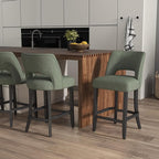 VKNOW Bar Stools Set of 6, Modern Counter Stools - Image 4