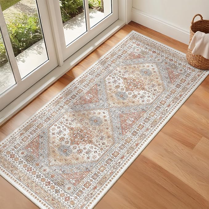 2x4 Rug Runners for Hallways Non Slip, Nursery Room, Soft Runner Rug, Stain - Image 3