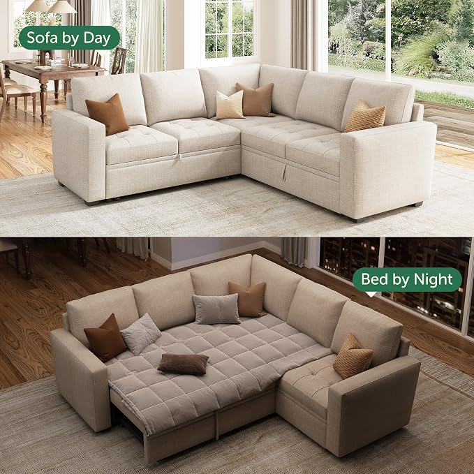 HONBAY Modular Sectional Sleeper Sofa - Image 4