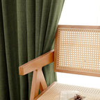 YoungsTex Olive Green Linen Curtains - Image 7