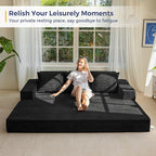 MAXYOYO Convertible Sofa Bed, Folding Sleeper Chair - Image 3