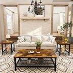 AWQM Coffee Table Industrial Coffee Table - Image 2