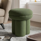 Furniture of America Rami Modern 18-inch Mushroom-Shape Upholstered Ottoman by FurnitureofAmerica