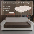 OHSIO Couch Cushion Covers for Sectional Sofa, Stretch Soft Sofa Slipcovers - Image 2