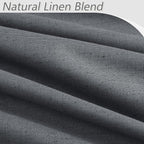 100% Blackout Curtains 102 Inch Length 2 Panels Set - Image 3