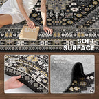 5x7 Area Rugs for Living Room, Large Washable Rug, Dining Room, Low Pile - Image 5