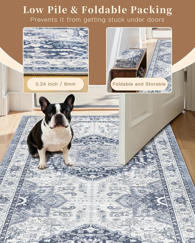 Madane Washable Runner Rug 2x6 Runners - Image 7
