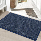 BEQHAUSE Dirt Trapper Door Mat 24" x 36", Non-Slip Washable Doormats, Low by BEQHAUSE