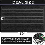 ubdyo Extra Durable Door Mat Outside Entrance | Dirt Trapping, Non-Slip Backing - Image 2