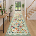 DUKINO 3x16 Runner Rug for Hallway, Non Slip Long Washable Rug, Low Pile by DUKINO