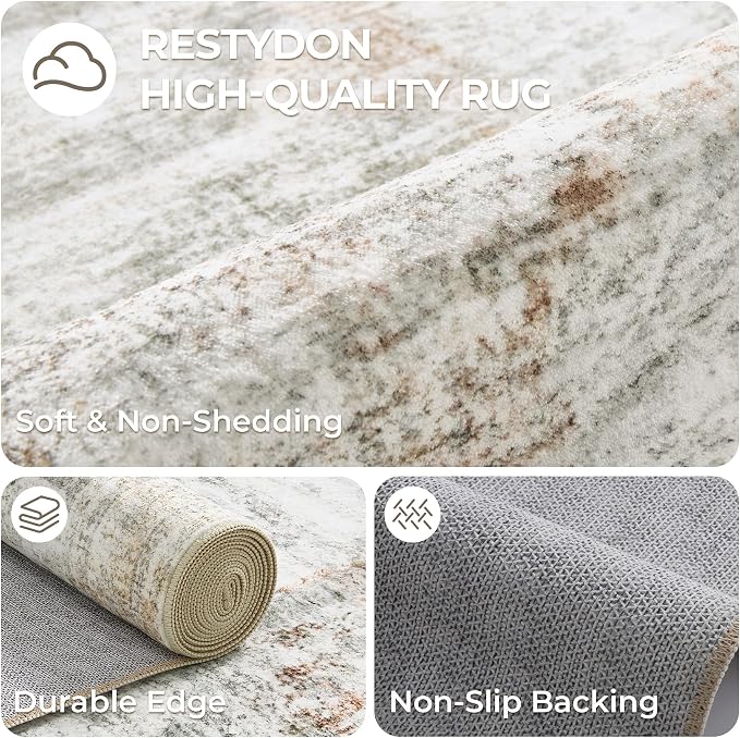 2x6 Runner Rug Non Slip, Washable Hallway Runner Rug, Nursery Room, Soft Runner - Image 7