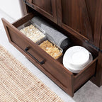 JXQTLINGMU Farmhouse Kitchen Pantry Cabinet - Image 8