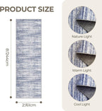 2x8 Runner Rug Non Slip, Washable Hallway Runner Rug, Nursery Room, Soft Runner - Image 2