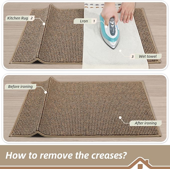 BEQHAUSE Kitchen Runner Rugs 20"x48", Kitchen Mats - Image 9