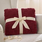 Bedsure GentleSoft Burgundy Throw Blanket - Image 8