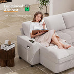 Vipbear 81" Sectional Sleeper Sofa - Image 6