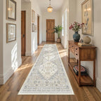 Runner Rug 2x10, Vintage Washable Rugs - Image 5