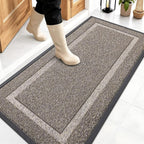 OLANLY Front Door Mat Outside 47x23, All-Season Heavy-Duty Rubber Doormat | by OLANLY